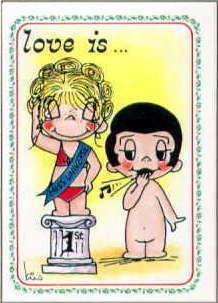 Love is....being his Miss Universe.