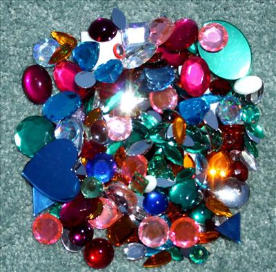 acrylic gems