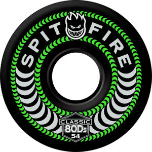 green and black spit fire wheels