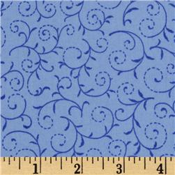 Sweet Melody Scroll Blue