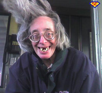 una vecchietta