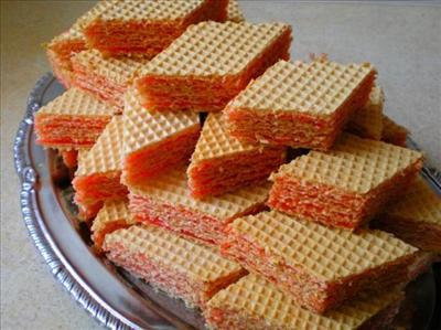 Słodkie wafelki