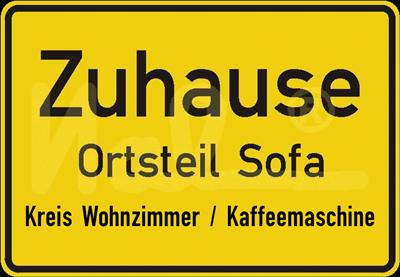 zuhause bleiben
