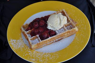 The LEGENDARY Lido Waffle! Yummy!