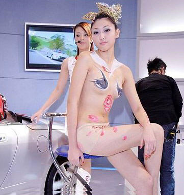 Body Painted Model