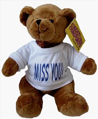 I Miss You teddy bear