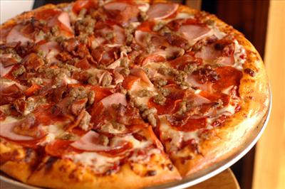 meat lovers pizza