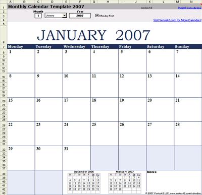 calender 