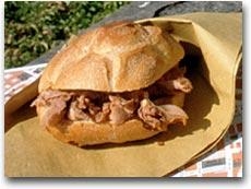 Panino co la porchetta