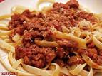 Fettuccine Bolognese 