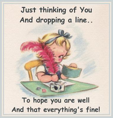 Just thinking of you
