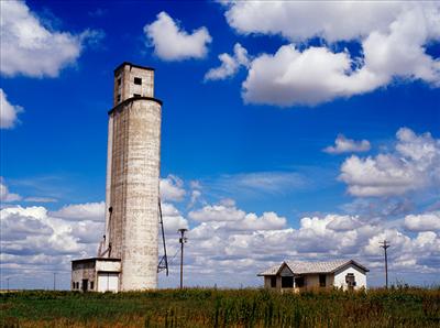 Day Trip To A Town with 1 Grain Elevator and 1 House