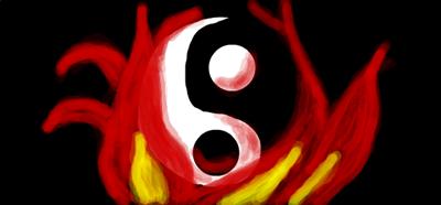Yin et Yang feu