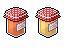 2 pots de confitures