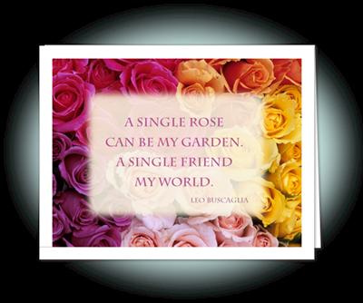 A Rose For A Friend