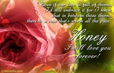 Honey I Will Love You Forever