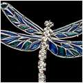 Deco Dragonfly Brooch