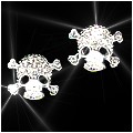 Crystal Skullduggery Pirate Studs
