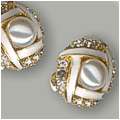 Crystal Tripearlino Earrings