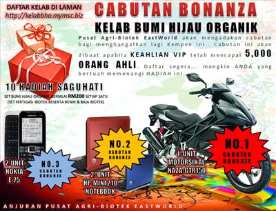 Hadiah Bonanza KBHO