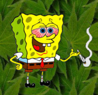 red eyed spongebob lol