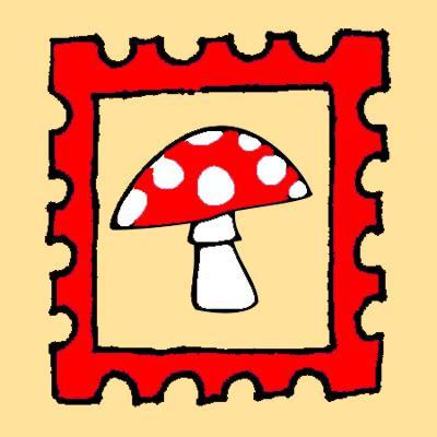 mushroom stamp