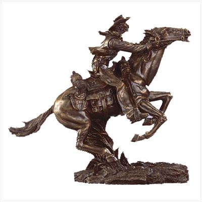 Pony Express Rider Sculpture