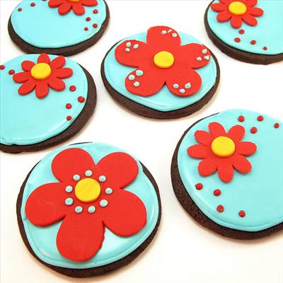 flower cookies