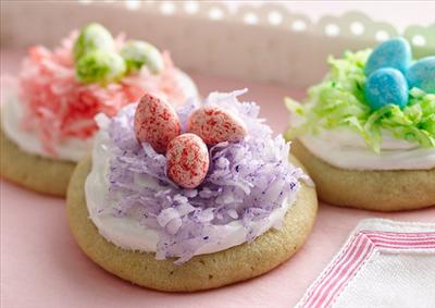 birds nest cookies