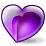 cuore viola