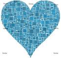cuore azzurro