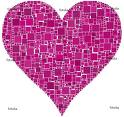 cuore rosa