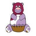 Purple Polka Dot Bear