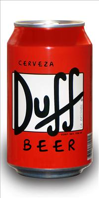 Regalo Lata Cerveza Duff 
