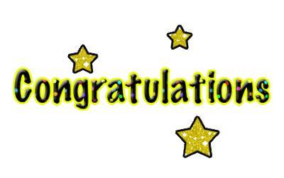 Congradulations