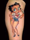 betty boop tattoo 1