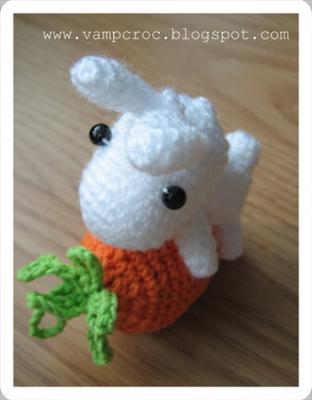 White Bunny with Carrot