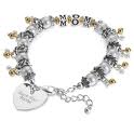Silver Mom Bracelet