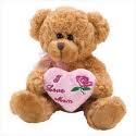 \"I Love Mom\" Brown Teddy