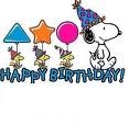 Snoopy Happy Birthday