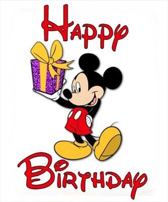 Mickey Mouse Happy Birthday