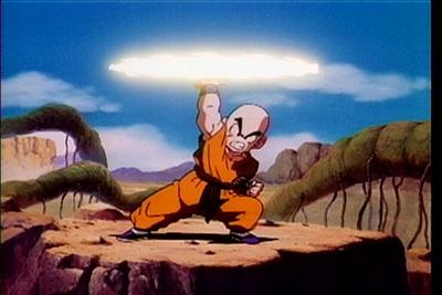 krillin doing distrecto disc