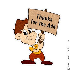 Thanks 4 the add