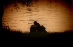 hug by the lake