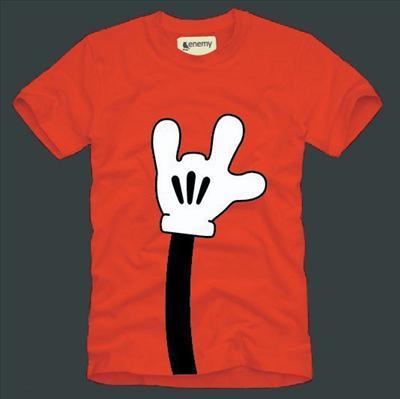 Camiseta de Cartoon Rock
