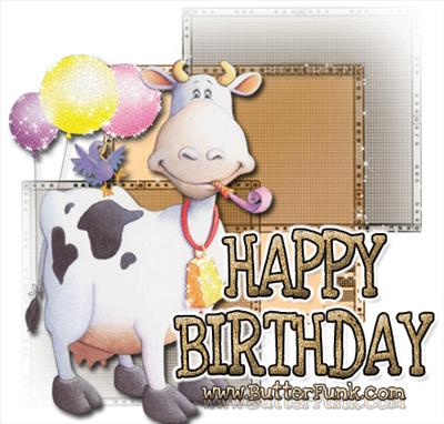 Happy Birthday cow