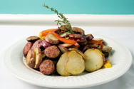 Cider Sausage Skillet