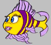 Girl Fish Wink