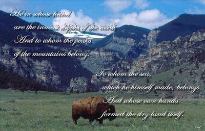 to Jehovah the mountains do belong