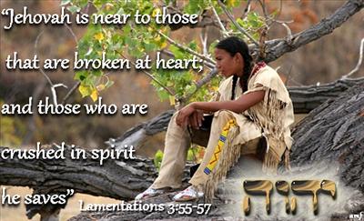 Jehovah is near to those crushed in spirit & broken at heart